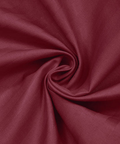 Maroon Satin Stripe Bedsheet with Pillow Cover