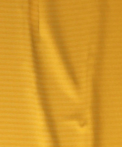 Yellow Satin Stripe Bedsheet with Pillow Cover