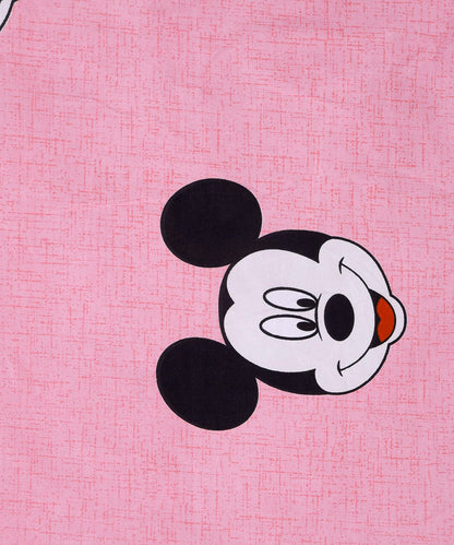Mouse Magic Kids Single Bedsheet With 1 Pillow Cover