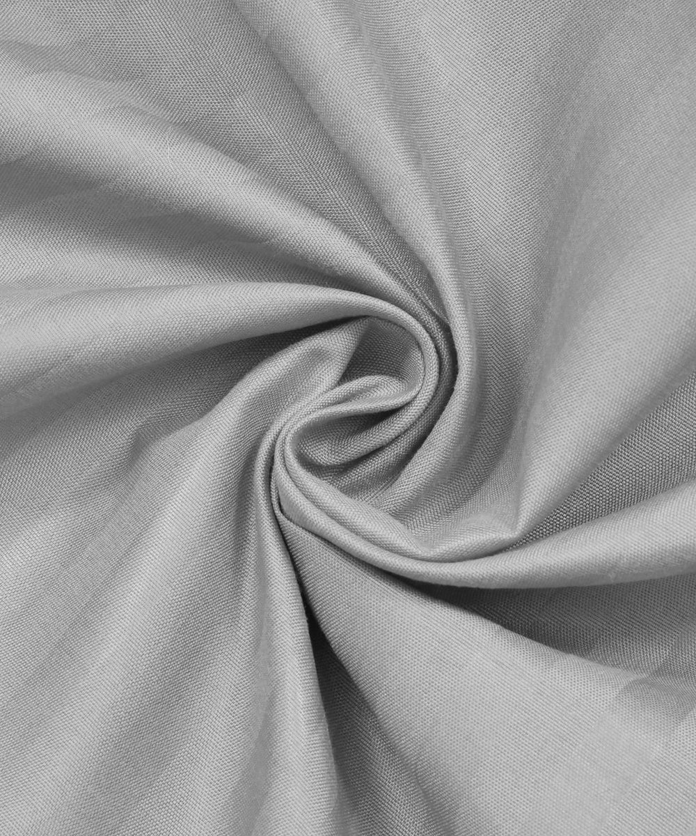 Light Grey Queen Fitted Bedsheet With 2 Pillow Covers