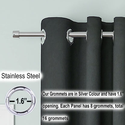 Blackout Curtain ( Black ) Pack of 2 Piece