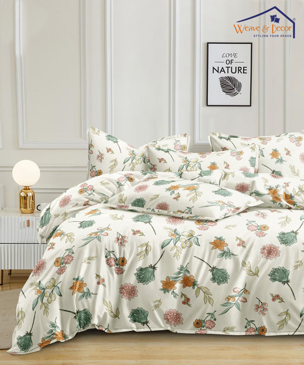 Off White Blossom  Pillow Cover Set of 2