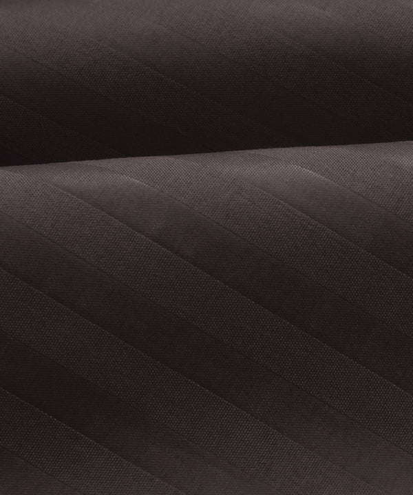 Brown Satin Stripe Bedsheet with Pillow Cover