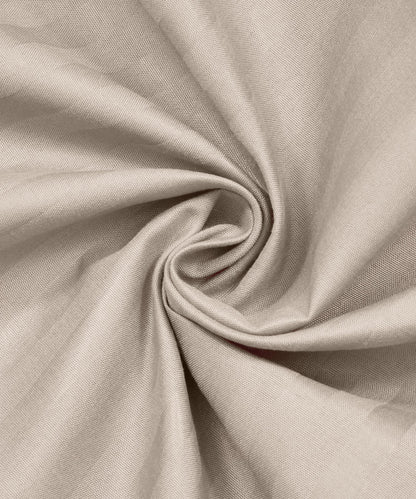 Beige Super King Fitted Bedsheet With 2 Pillow Covers