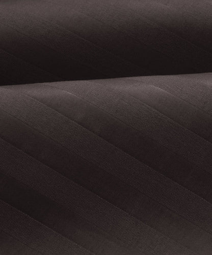 Brown Fitted Bedsheet With Pillow Cover