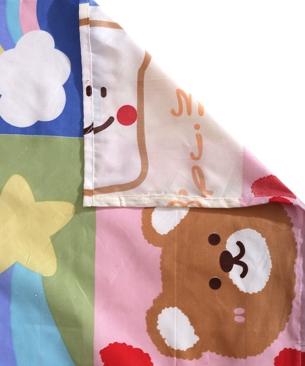 Cute Kids Single Bedsheet With 1 Pillow Cover