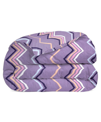 Purple Zigzag 350GSM All Weather Comforter