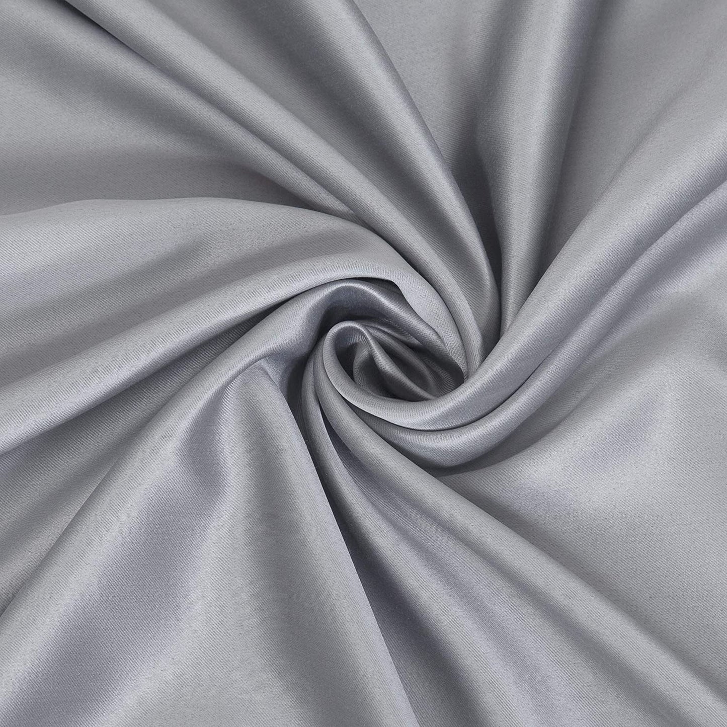 Blackout Curtain (Width- 4 Feet - Grey) Pack of 2 Piece