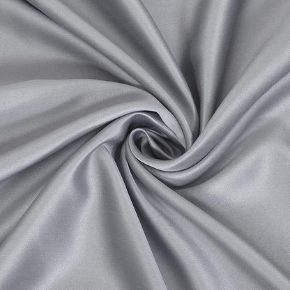 Blackout Curtain (Width- 4.5 Feet- Metallic Grey) Pack of 2 Piece