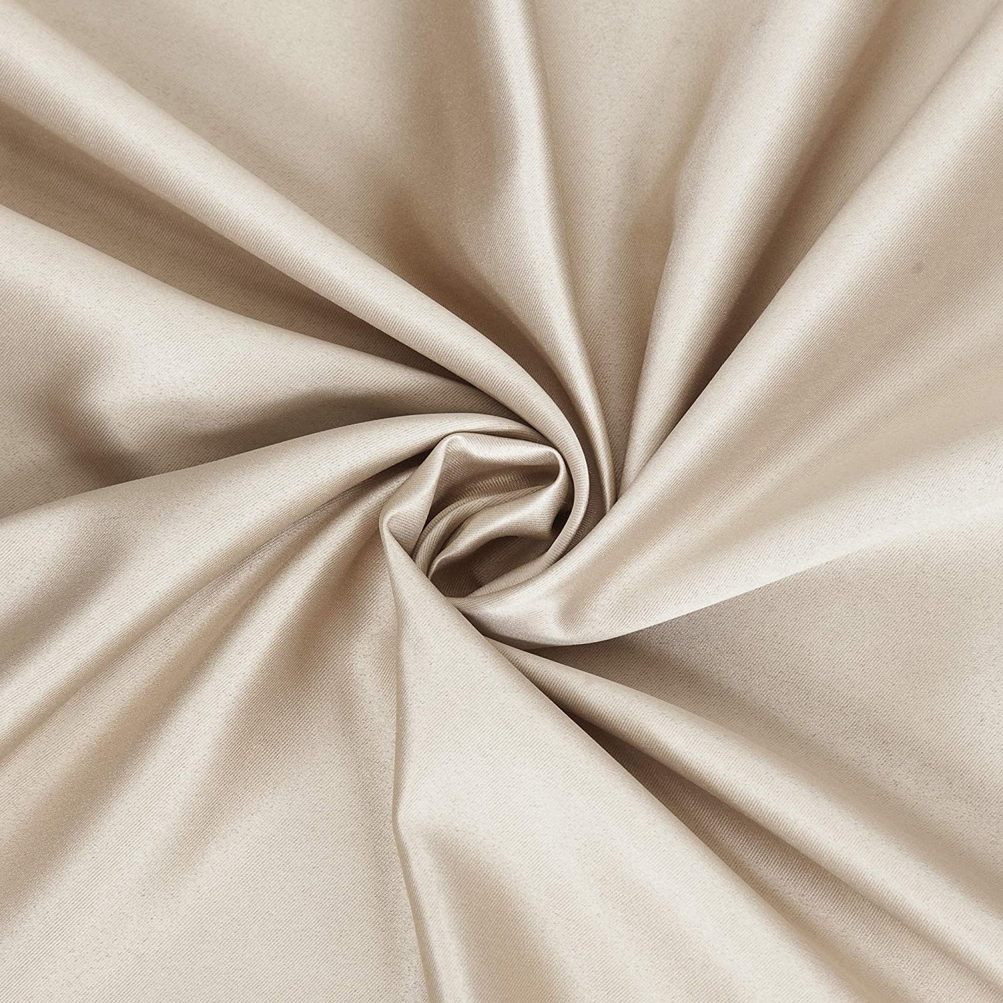 Blackout Curtain (Width- 4.5 Feet- Dark beige ) Pack of 2 Piece