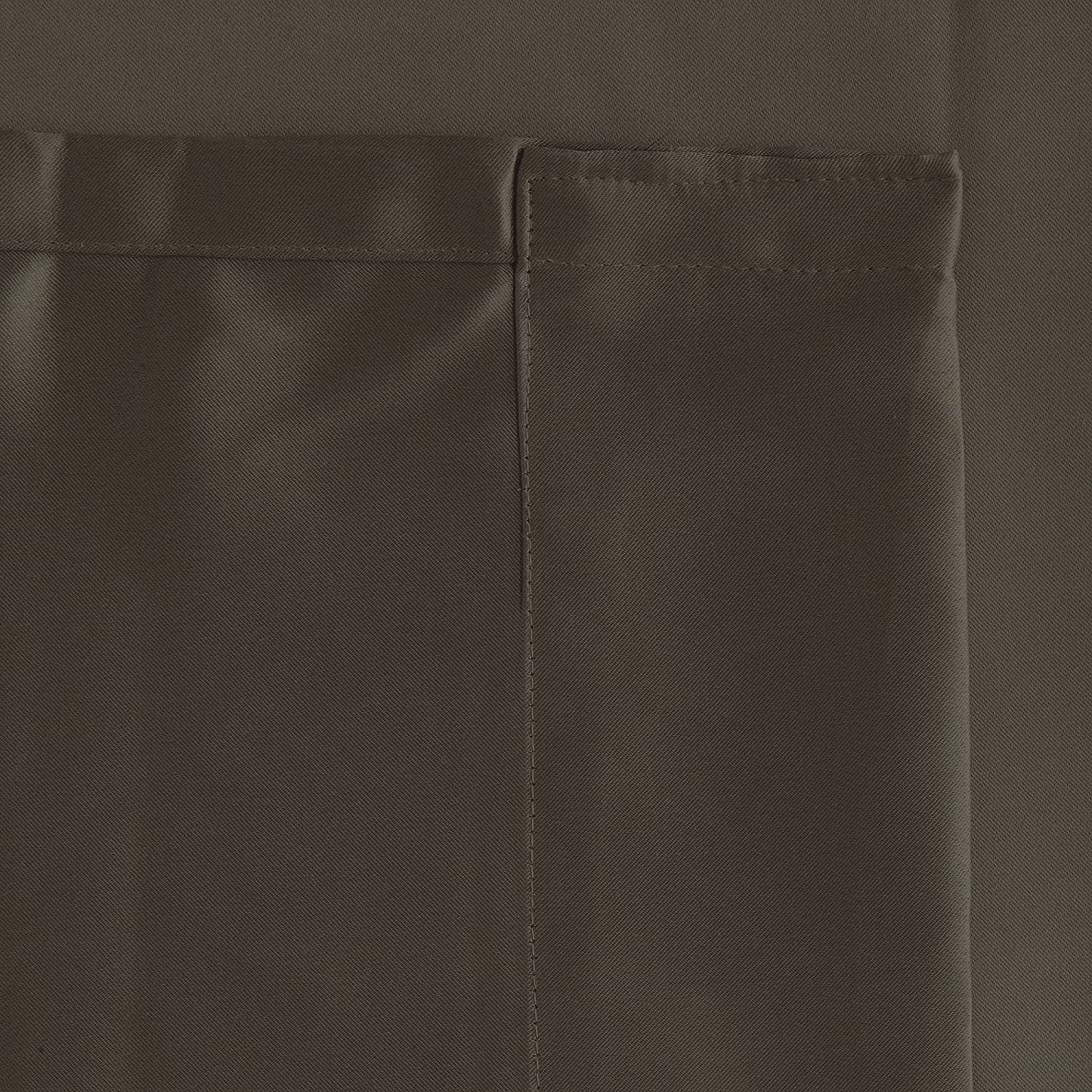 Blackout Curtain (Width  - 4 Feet - Light Grey) Pack of 2 Piece