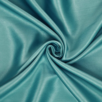 Blackout Curtain (Width- 4 Feet- Aqua ) Pack of 2 Piece
