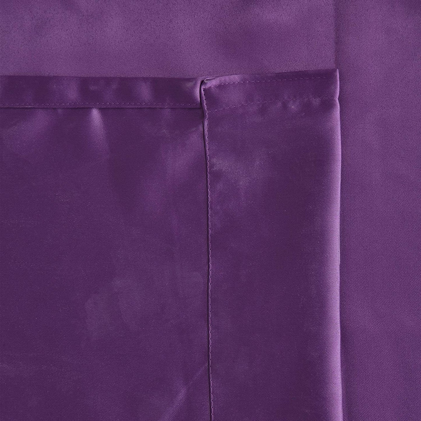 Blackout Curtain (Width- 4 Feet- Purple ) Pack of 2 Piece