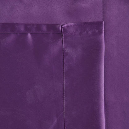 Blackout Curtain (Width- 4 Feet- Purple ) Pack of 2 Piece