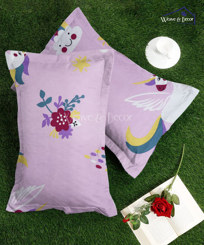 Cute Kids Double Pillow Cover Set of 2