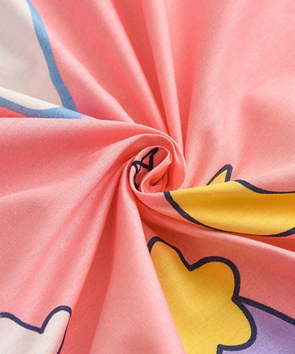 Unicorn Wonder Land Single Fitted Bedsheet With 1 Pillow Cover