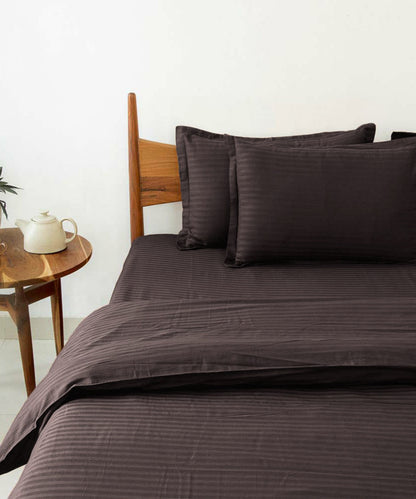 Brown Comforter Set with Bedsheet & Pillow Covers