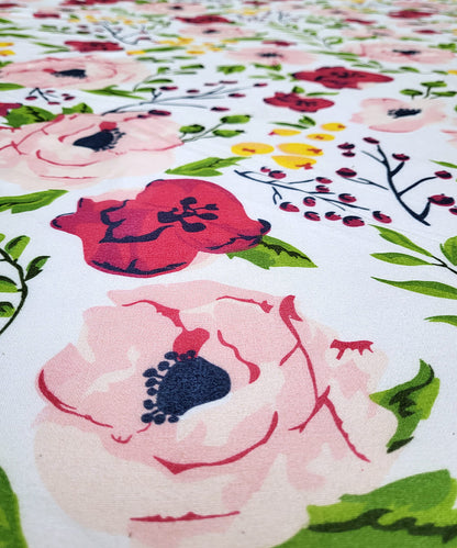 Multicolor Queen Fitted Bedsheet With 2 Pillow Covers