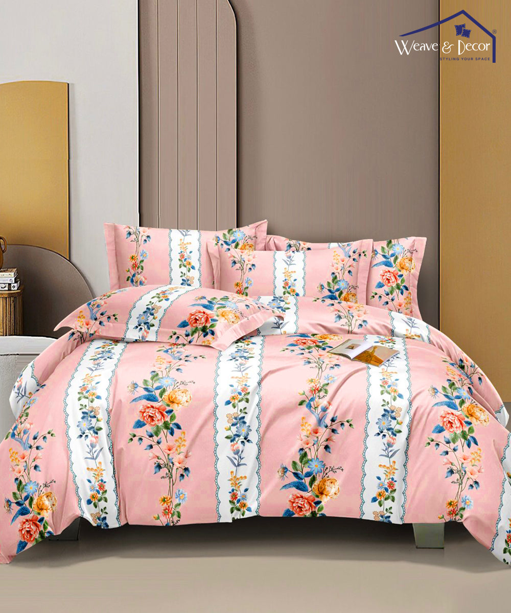 Wild Adventures Queen Fitted Bedsheet With 2 Pillow Covers