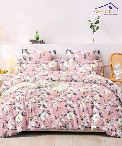 Wild Adventures Flat Double Bedsheet With 2 Pillow Cover