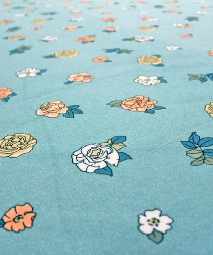 Dazzling Blossom Flat Double Bedsheet With 2 Pillow Cover