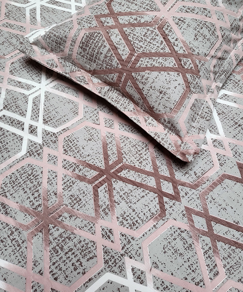 Ombre Pattern Single Bedsheet With 1 Pillow Cover