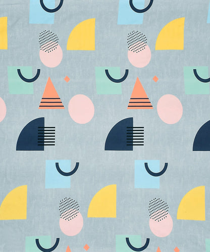 Retro Vibe Single Fitted Bedsheet With 1 Pillow Cover