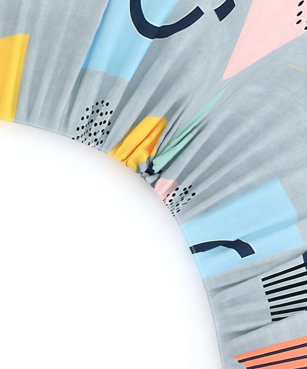 Retro Vibe Single Fitted Bedsheet With 1 Pillow Cover