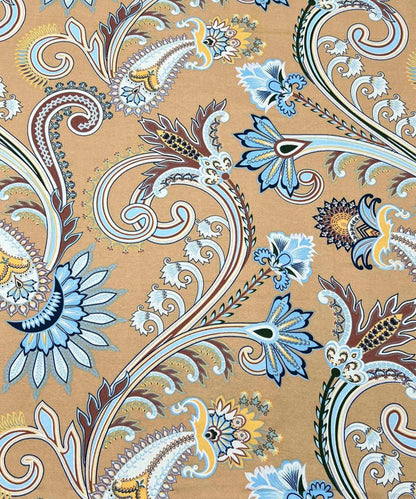 Paisley Blossom Queen Fitted Bedsheet With 2 Pillow Covers