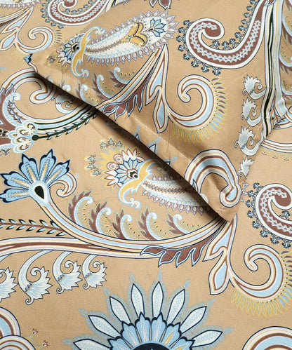 Paisley blossom Single Bedsheet With 1 Pillow Cover