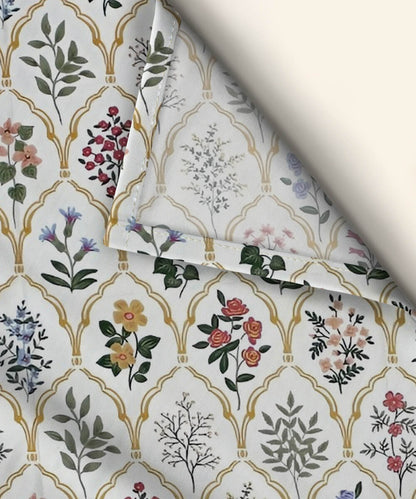 Persian Grace King Size Bedsheet With 2 Pillow Cover