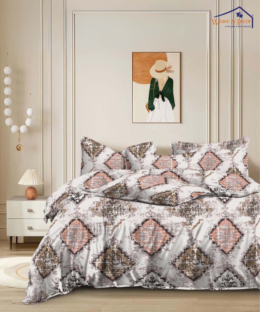  Queen Fitted Bedsheet With Pillow Covers , ELASTIC FITTED BEDSHEET QUEEN SIZE 