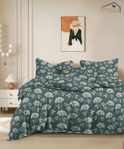 Moonlit Magnolia   Single Bedsheet With 1 Pillow Cover