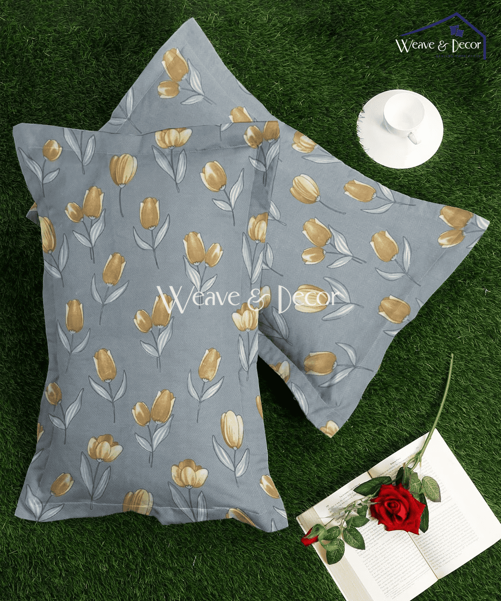 Yellow Whisper  Pillow Cover Set of 2