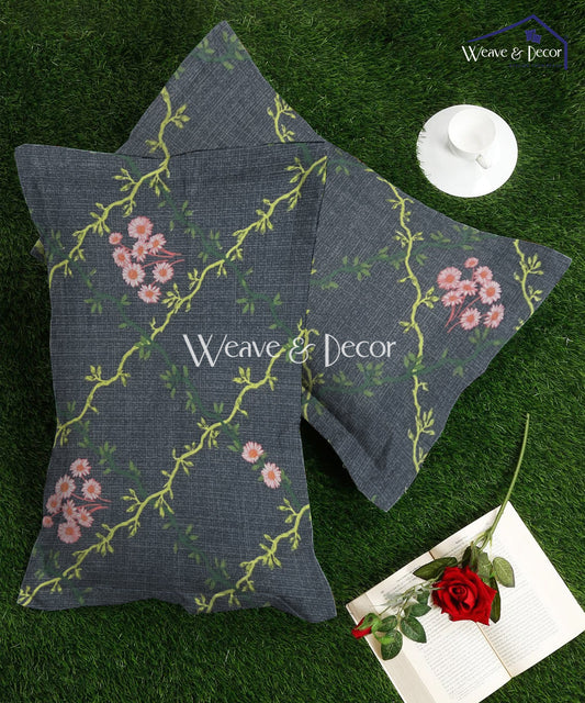 Dusky Petals Pillow Cover Set of 2