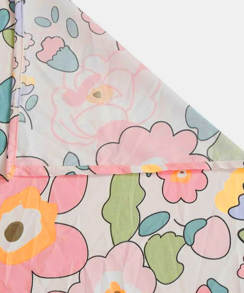 Pink Floral King Size Bedsheet With 2 Pillow Covers