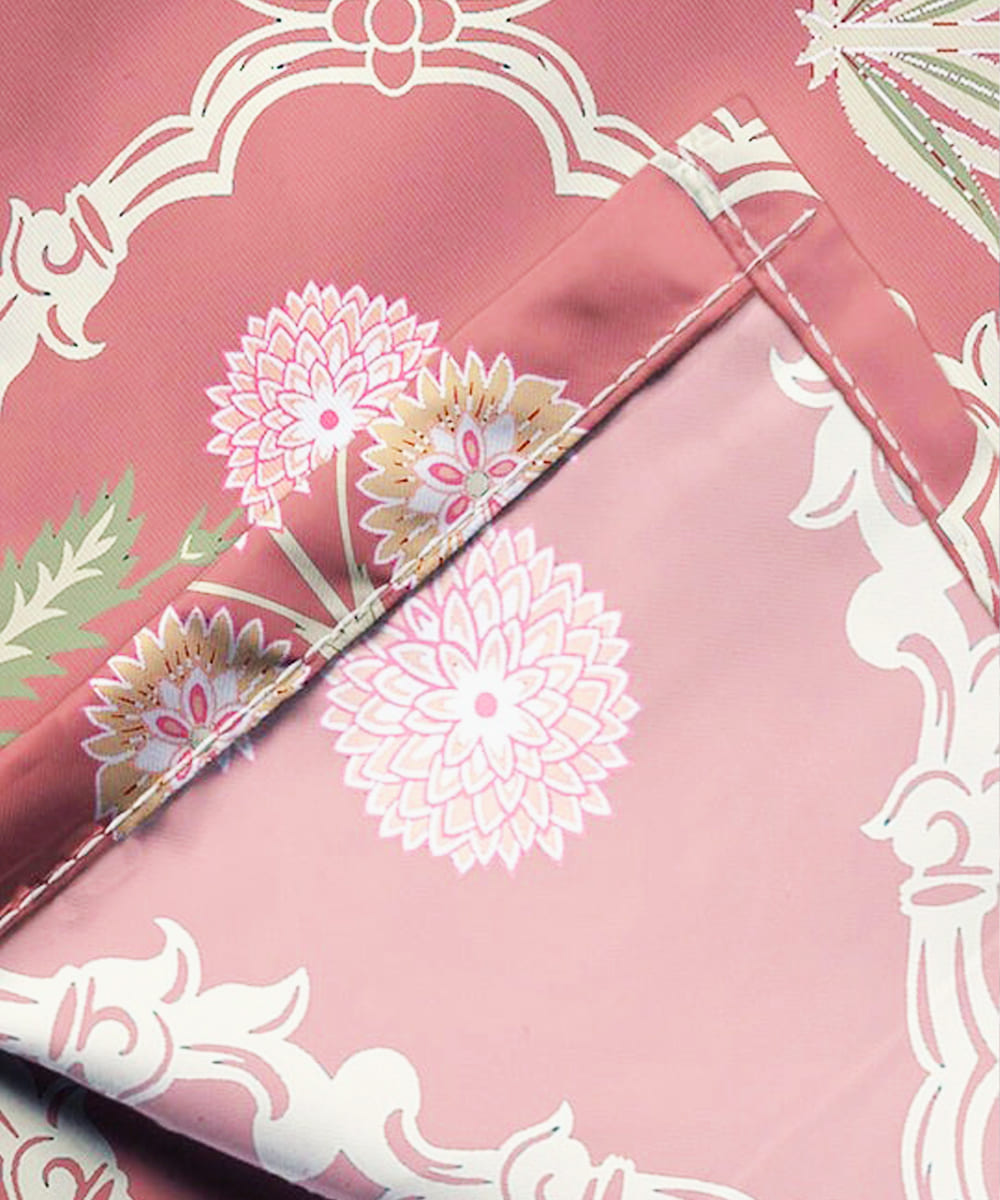 Coral Blossom King Fitted Bedsheet With 2 Pillow Covers