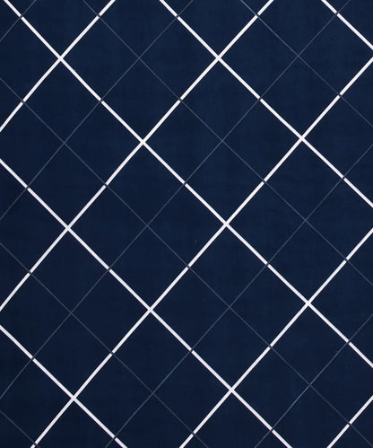 Blue Checks 350GSM Double Bed Comforter