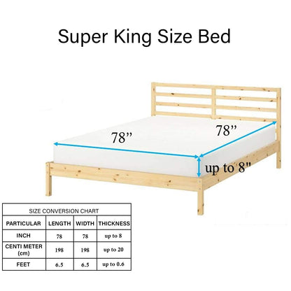 Vintage Crest  Fitted Bedsheet With Pillow Cover