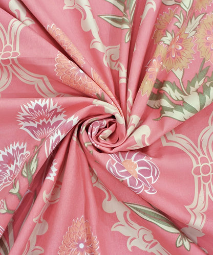 Coral Blossom Queen Fitted Bedsheet With 2 Pillow Covers