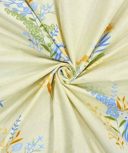 Bunch of Flower Single Fitted Bedsheet With 1 Pillow Cover