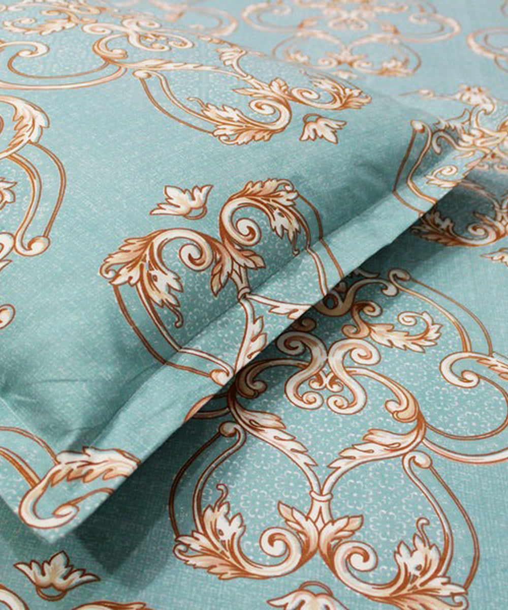 Victorian Essence Single Bedsheet With 1 Pillow Cover