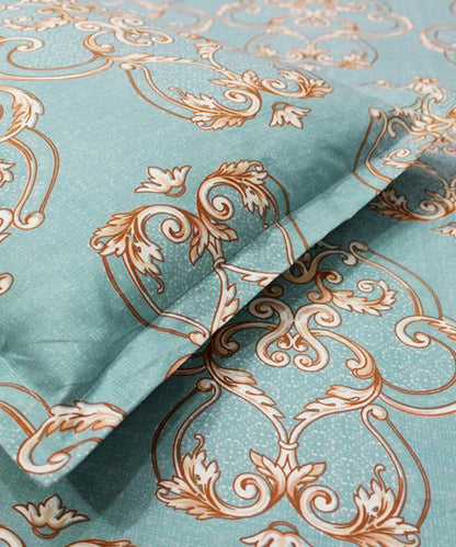 Victorian Essence Single Fitted Bedsheet With 1 Pillow Cover