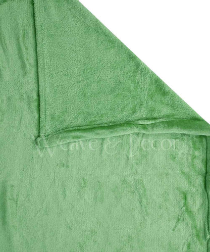green woolen bedsheets 