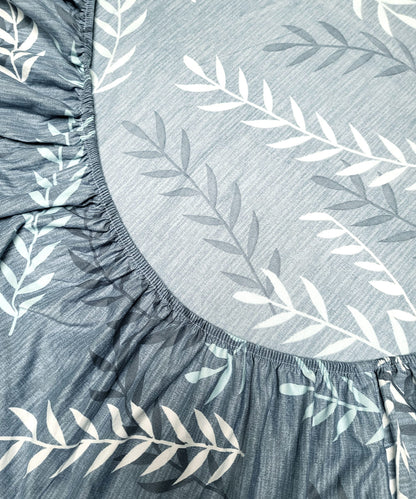 grey fitted bedsheets 