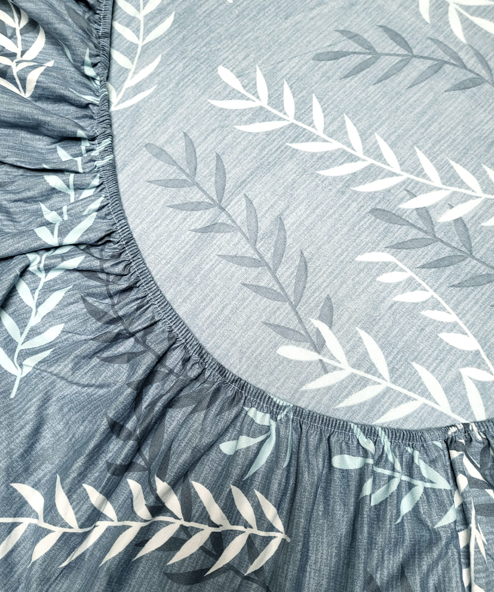 grey fitted bedsheets 