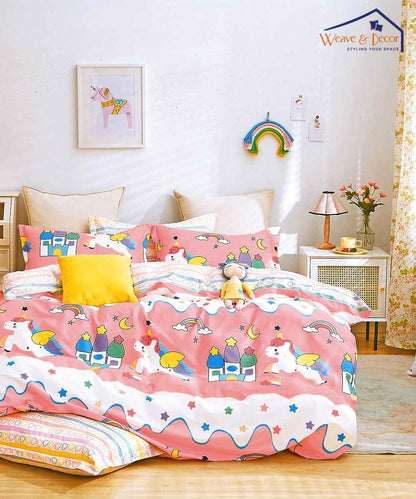 kids flat double bedsheet 