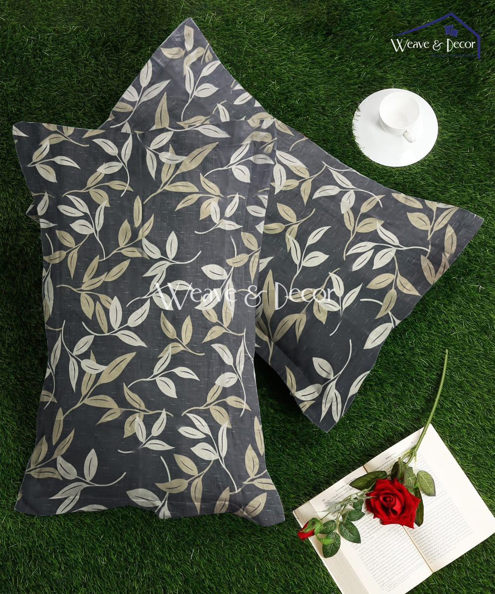 Golden Leaf whisper  Pillow Cover Set of 2