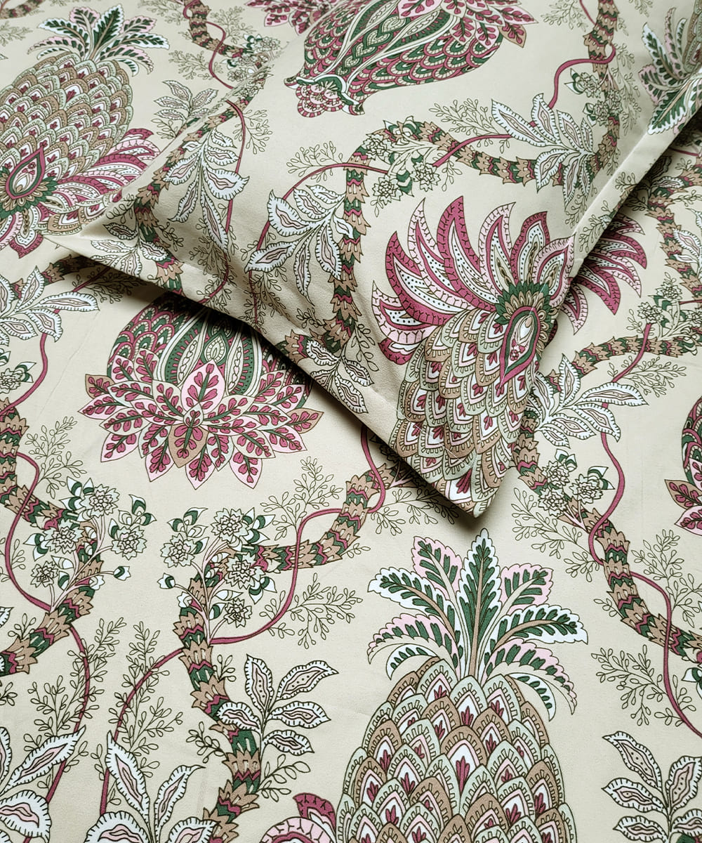 single bedsheet with pillow cover 