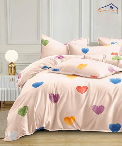 Valentine's Glow,valentine romantic bedding,cottonsheets 